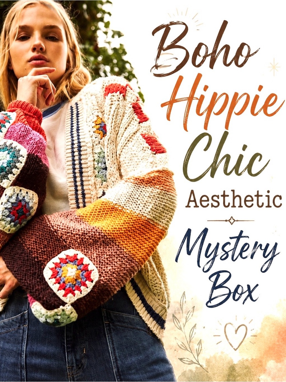 Boho Hippie Chic Aesthetic Mystery Box